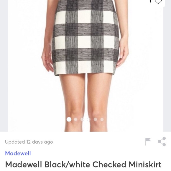 Madewell plaid skirt - Picture 1 of 8